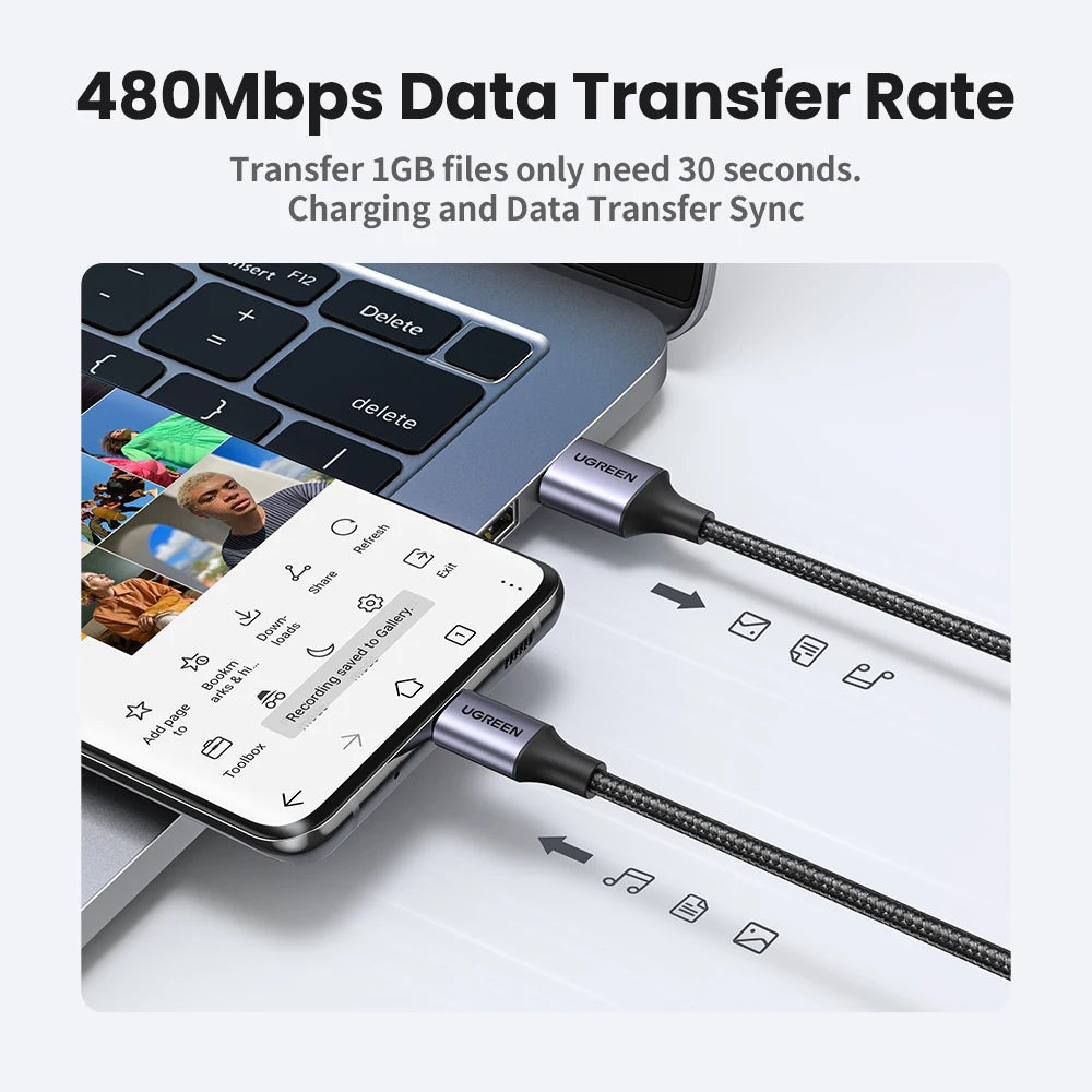 UGREEN 3A USB Type C Cable